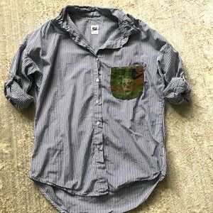 NSF button down